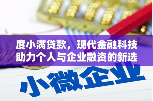 双塔度小满贷款，现代金融科技助力个人与企业融资的新选择