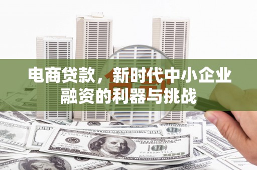 双塔电商贷款，新时代中小企业融资的利器与挑战
