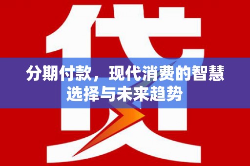 双塔分期付款，现代消费的智慧选择与未来趋势