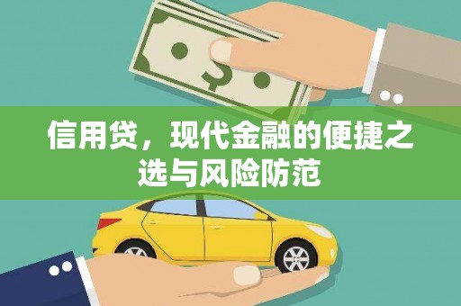 双塔信用贷，现代金融的便捷之选与风险防范