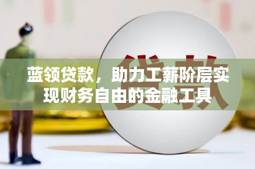 双塔蓝领贷款，助力工薪阶层实现财务自由的金融工具